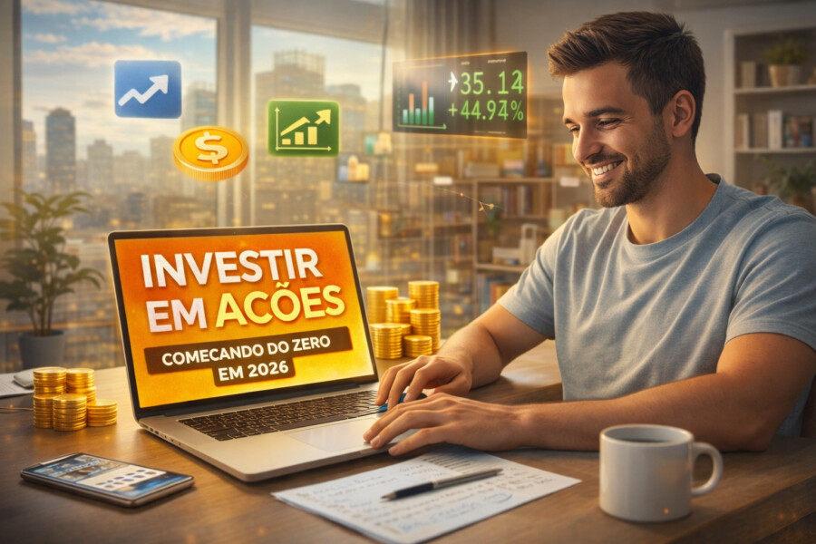 Como investir em ações começando do zero em 2026