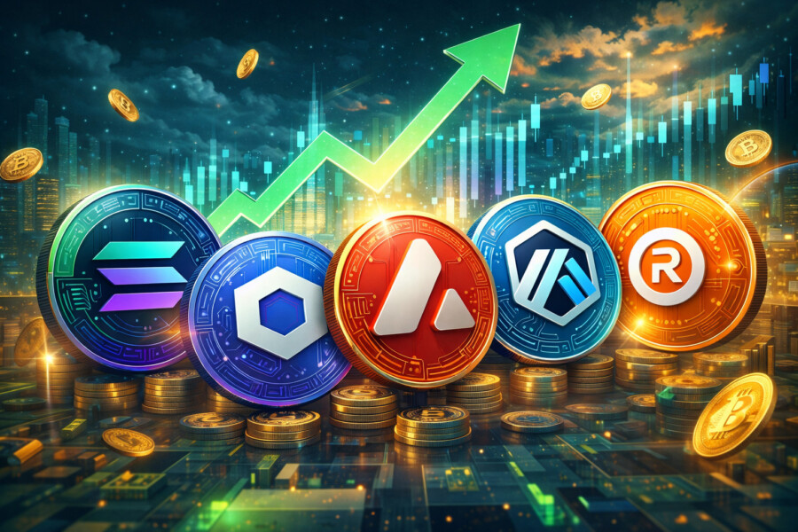 Criptomoedas do futuro: 5 criptos que podem disparar nos próximos meses